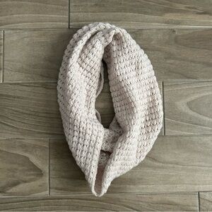 Ann Taylor Cream Knit Cowl Infinity Scarf